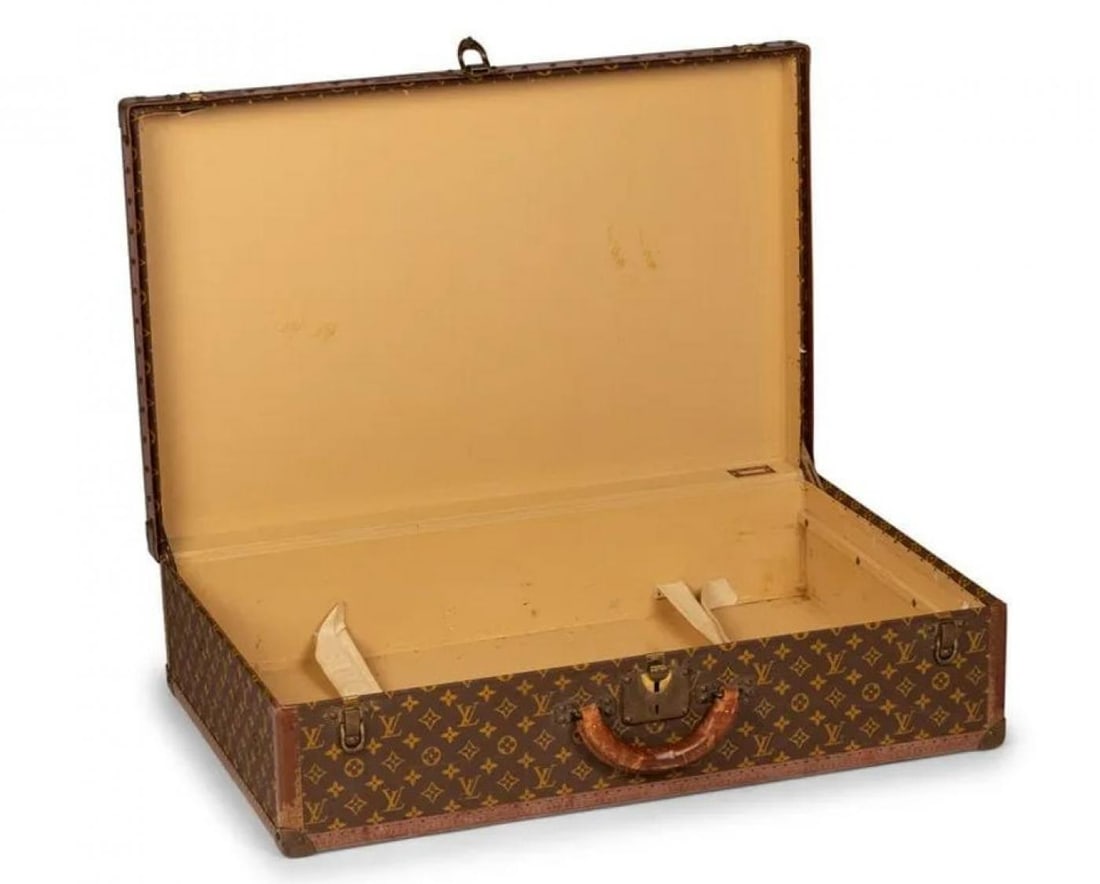Louis Vuitton Monogram Suitcase / Luggage or Trunk, Alzer 80, Mid 20th Century - 5