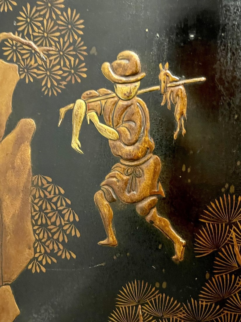 French Louis XV Style Chinoiserie Commode, Chest Manner of Jansen - 10