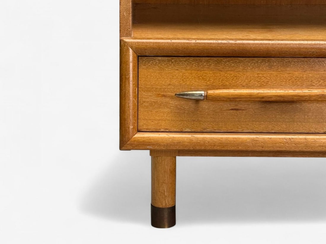 John Keal, Bleached Mahogany, Open Nightstands, USA, 1960s - 6
