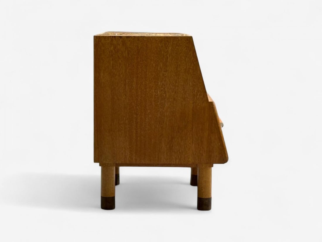 John Keal, Bleached Mahogany, Open Nightstands, USA, 1960s - 9