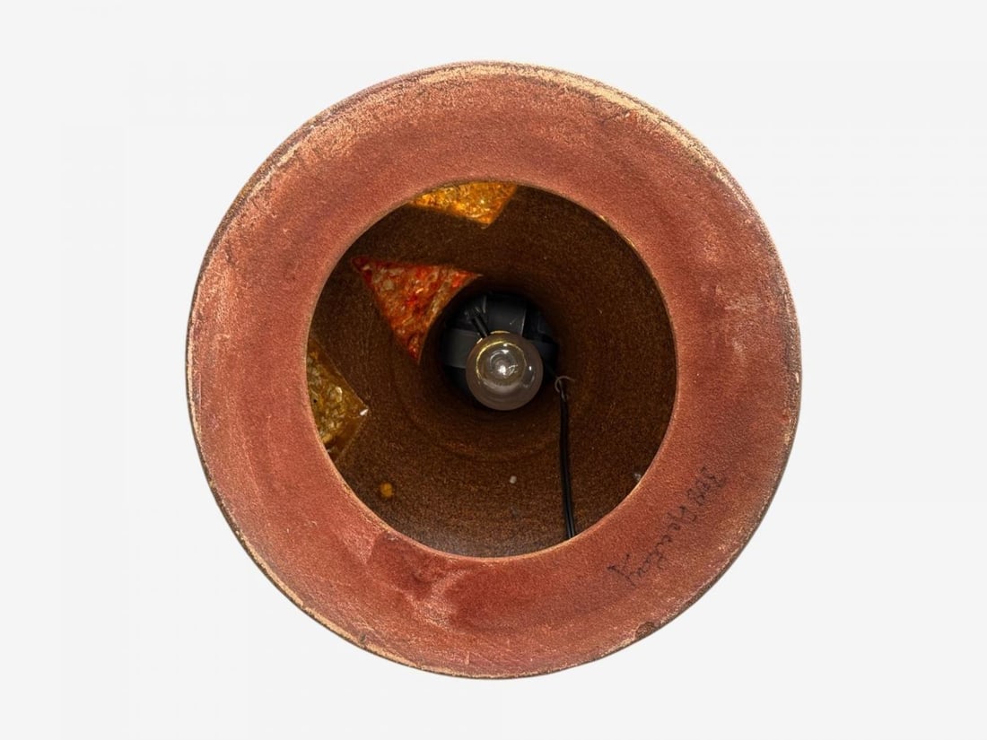 Accolay, Ceramic, Stained Glass, Spun Resin, Floor Lamp, France, 1955 - 10