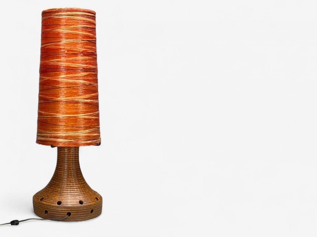 Accolay, Ceramic, Stained Glass, Spun Resin, Floor Lamp, France, 1955 - 9