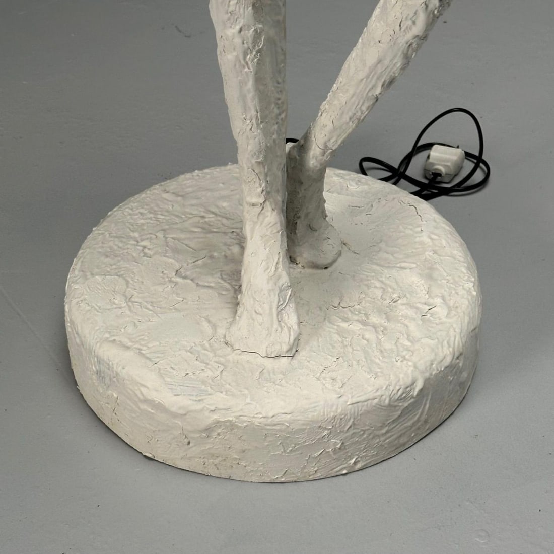 Giacometti Inspired, Contemporary, Floor Lamps, White Plaster, Wood, 2024 - 11