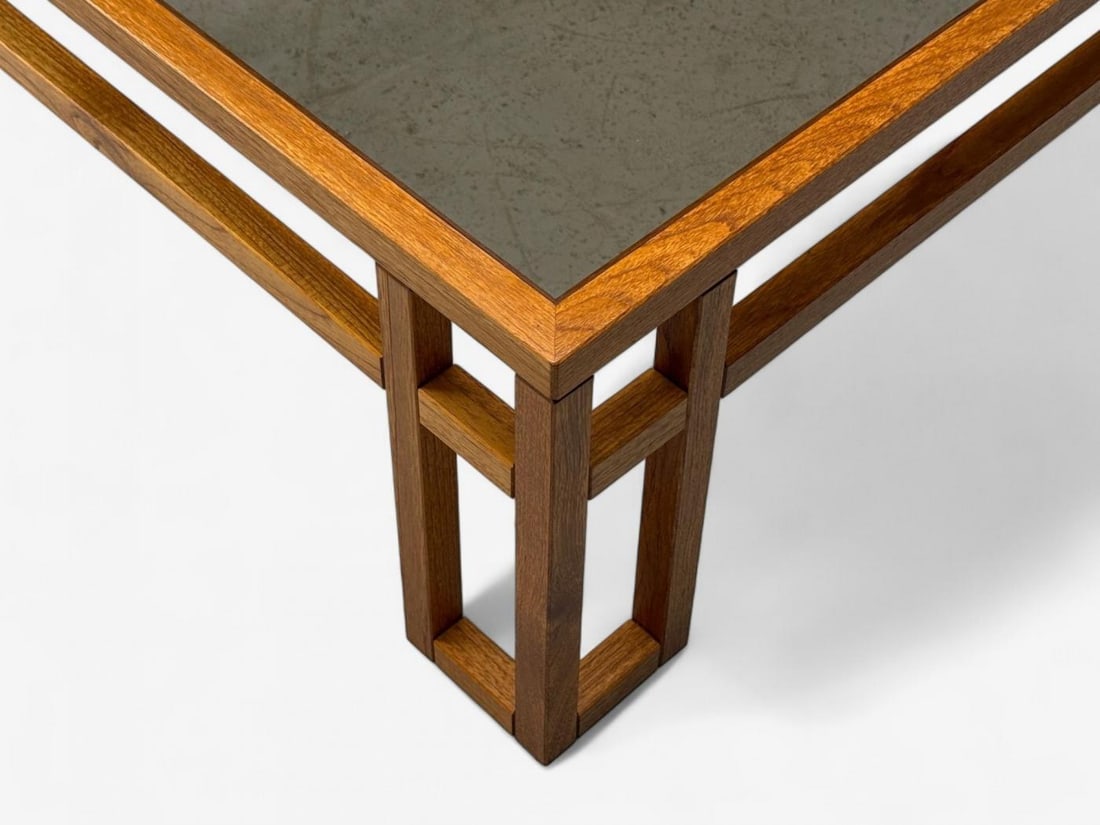 Danish Modern, Teak, Glass, Square Coffee Table, Denmark, 1960s - 6