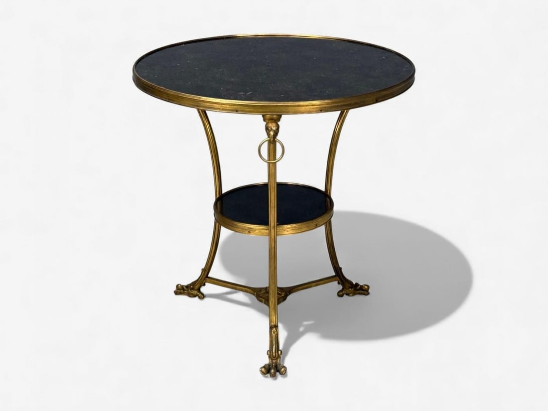 Louis XVI Style, Bronze, Marble, Ormolu Mounted Gueridons, France, 19th c. - 9