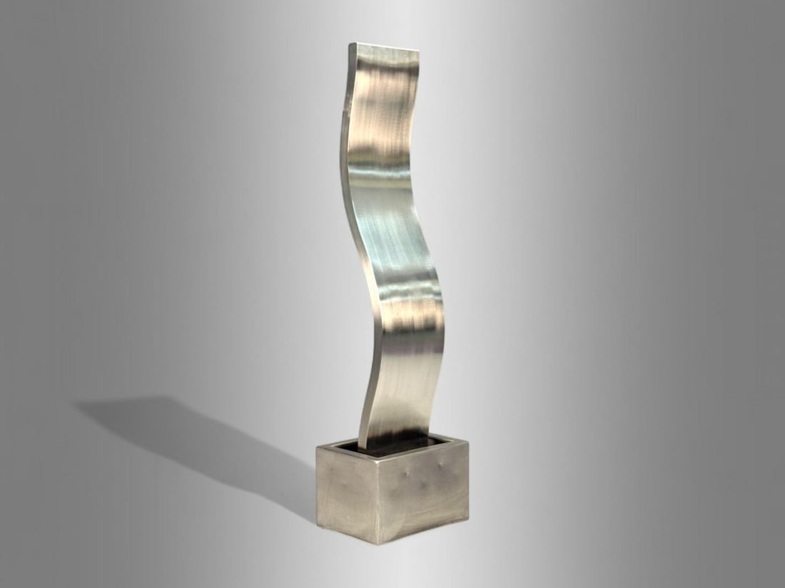 Archie Held, Contemporary, Stainless Steel, Monumental Water Sculpture, USA 2000 - 3