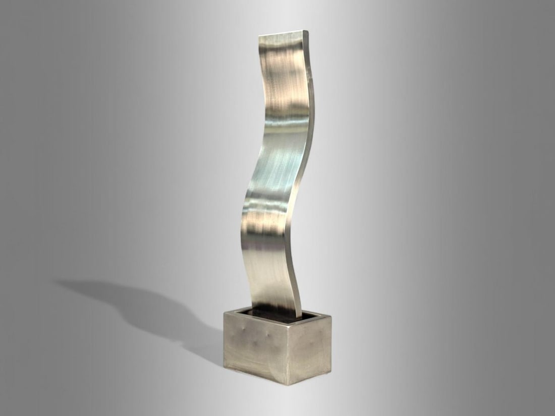 Archie Held, Contemporary, Stainless Steel, Monumental Water Sculpture, USA 2000 - 5