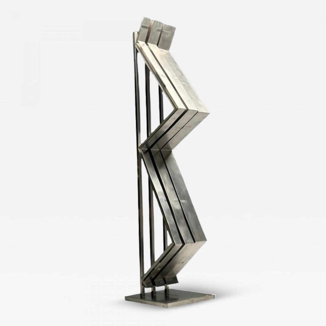 Salvatore Messina, Italian Mid-Century Modern, Abstract Sculpture, Steel, 1970s - 2