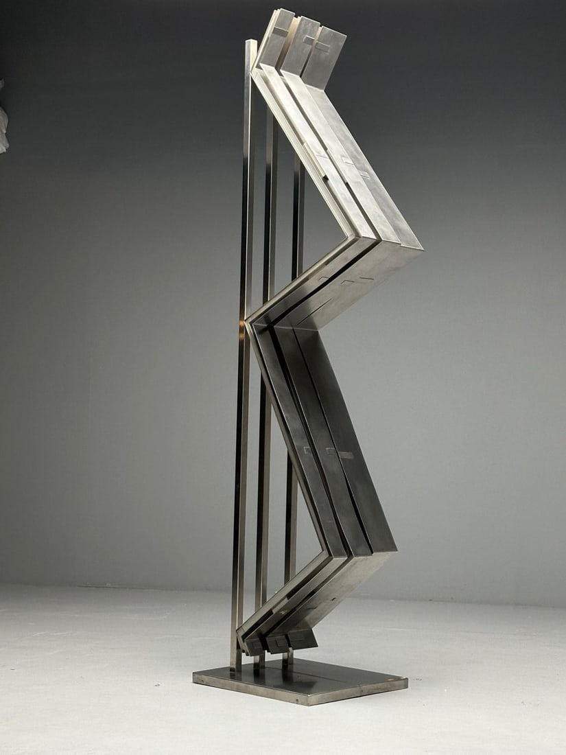 Salvatore Messina, Italian Mid-Century Modern, Abstract Sculpture, Steel, 1970s - 5