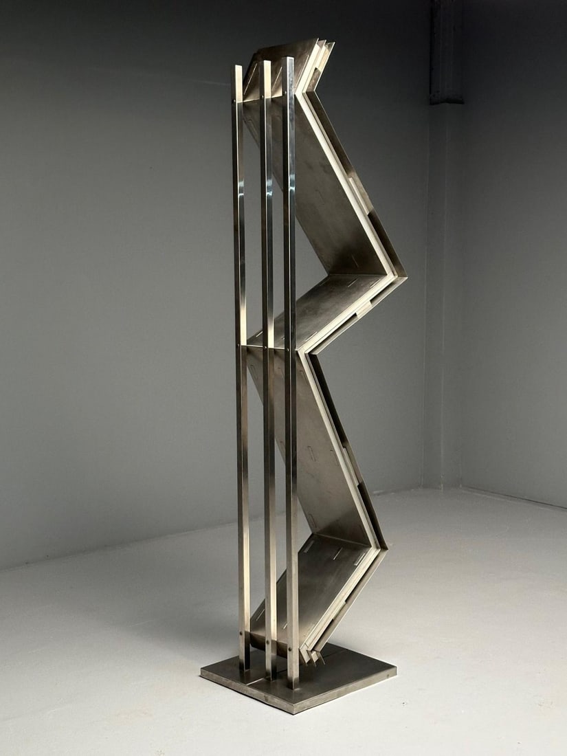 Salvatore Messina, Italian Mid-Century Modern, Abstract Sculpture, Steel, 1970s - 7