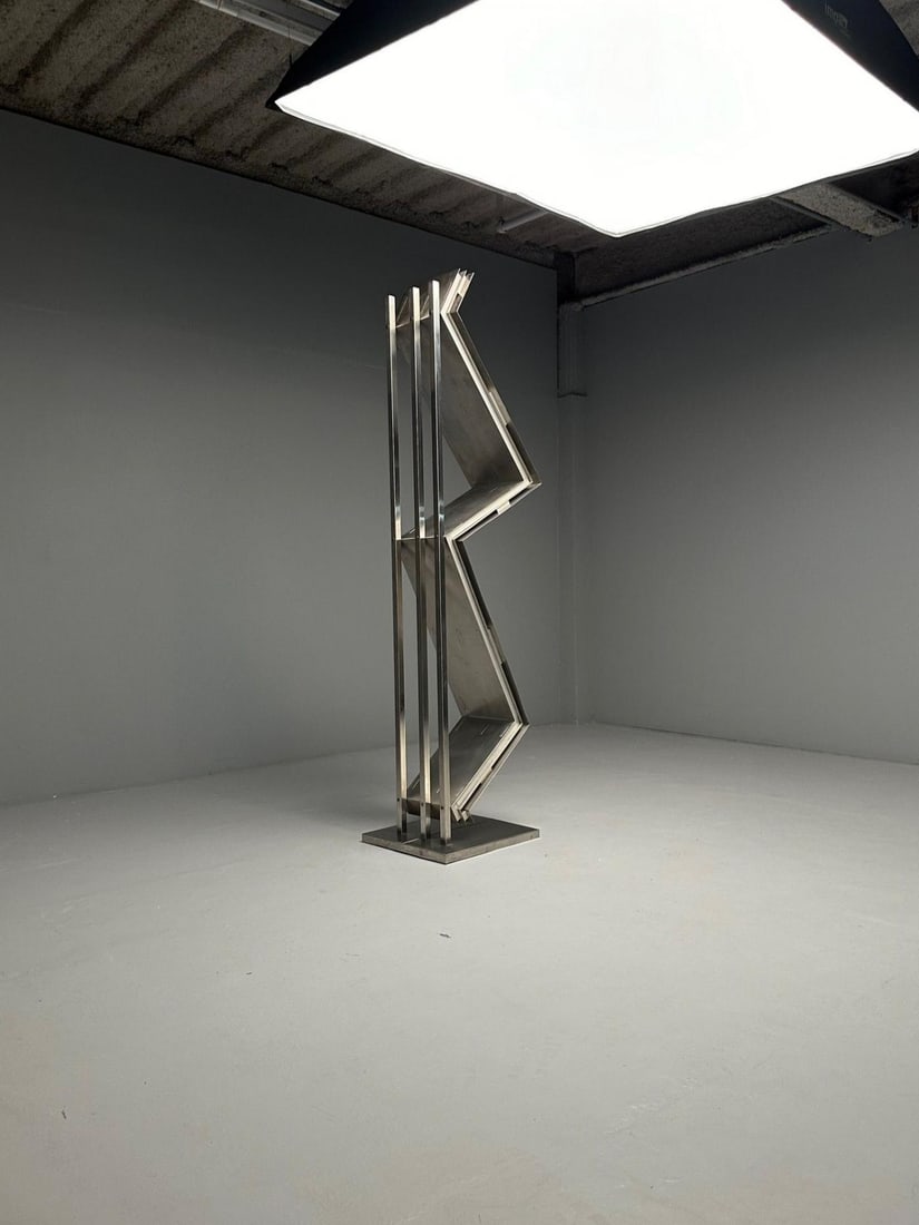 Salvatore Messina, Italian Mid-Century Modern, Abstract Sculpture, Steel, 1970s - 8