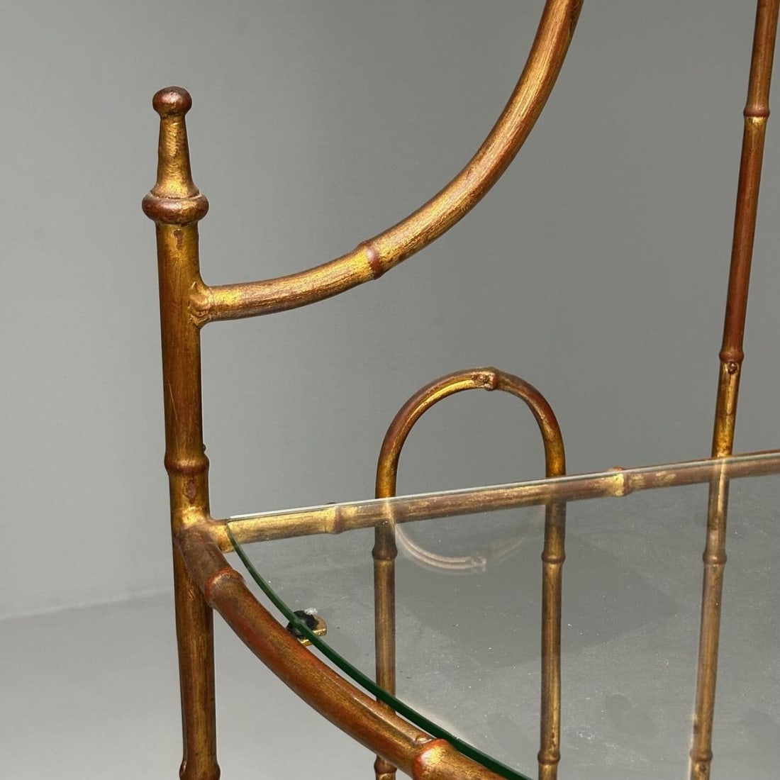 Maison Jansen, Hollywood Regency, Etagères, Brass Faux Bamboo, 1970s - 10