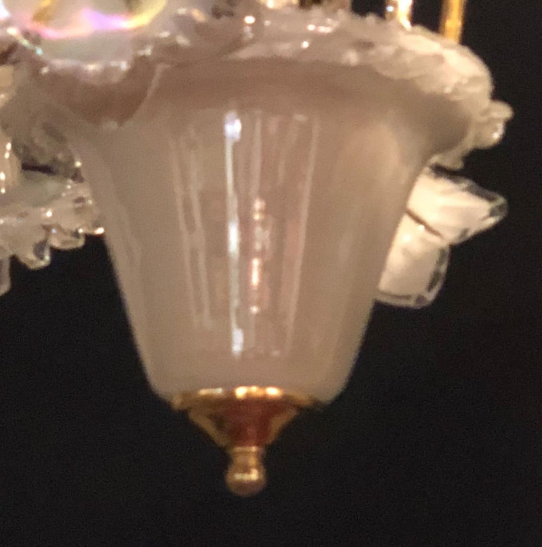 Italian Murano Glass Tulip Form Chandelier - 10