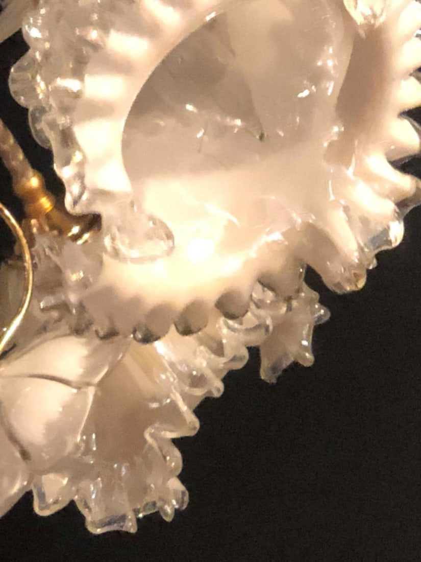 Italian Murano Glass Tulip Form Chandelier - 8