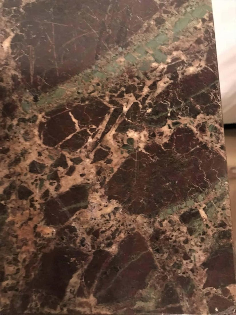 Large Gilded Eagle Marble-Top Console or Pedestal - 11