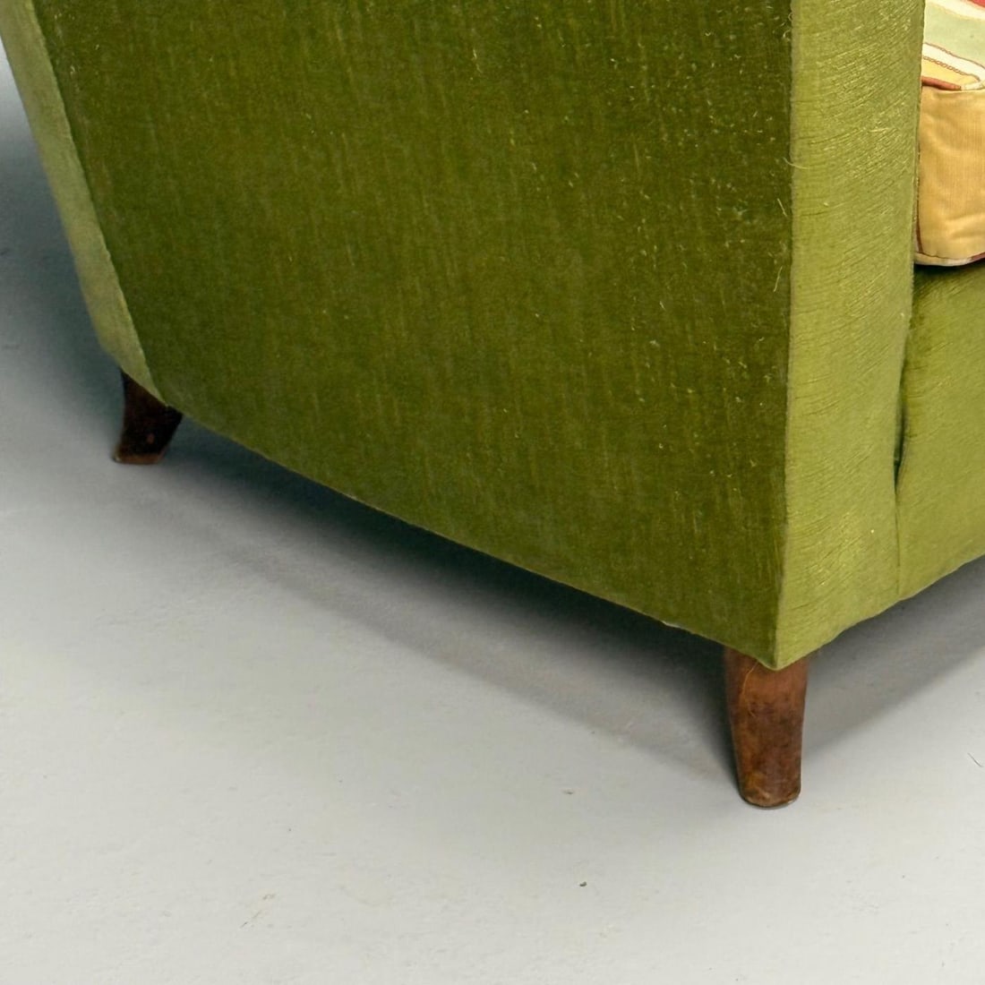 Melchiorre Bega Attr., Italian Mid-Century Modern, Oversized Lounge Chair, 1950s - 10