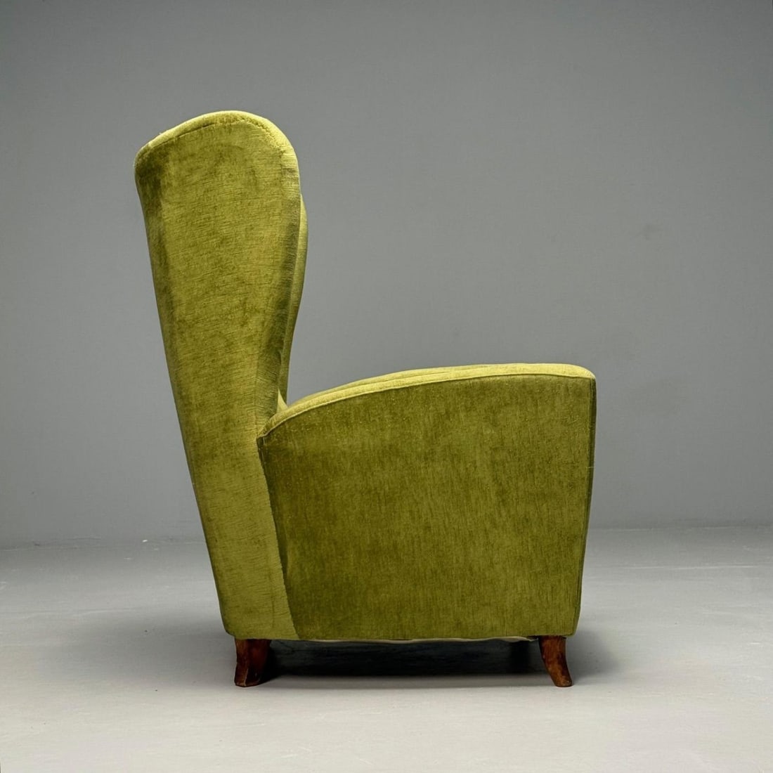 Melchiorre Bega Attr., Italian Mid-Century Modern, Oversized Lounge Chair, 1950s - 6
