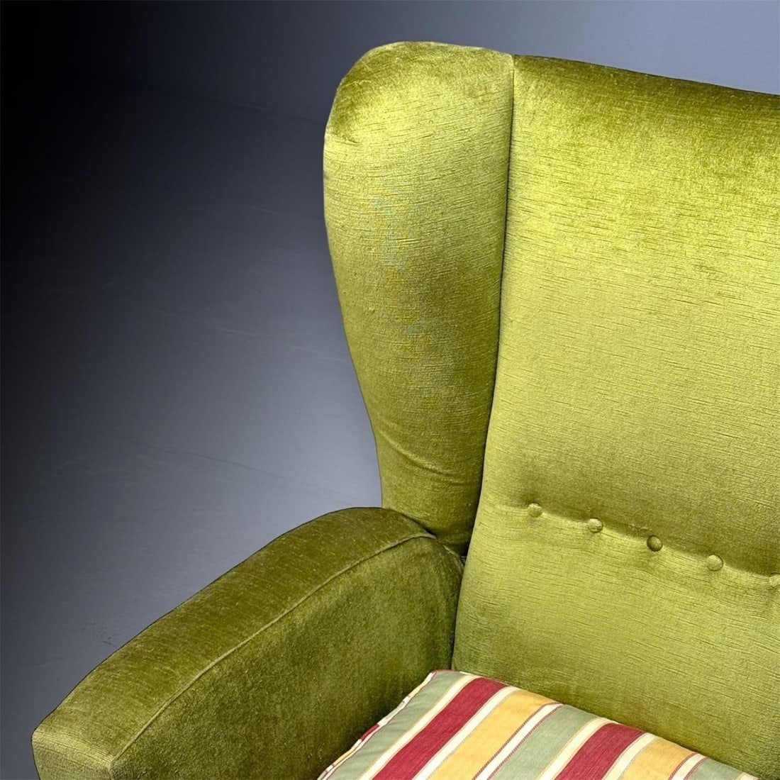 Melchiorre Bega Attr., Italian Mid-Century Modern, Oversized Lounge Chair, 1950s - 9