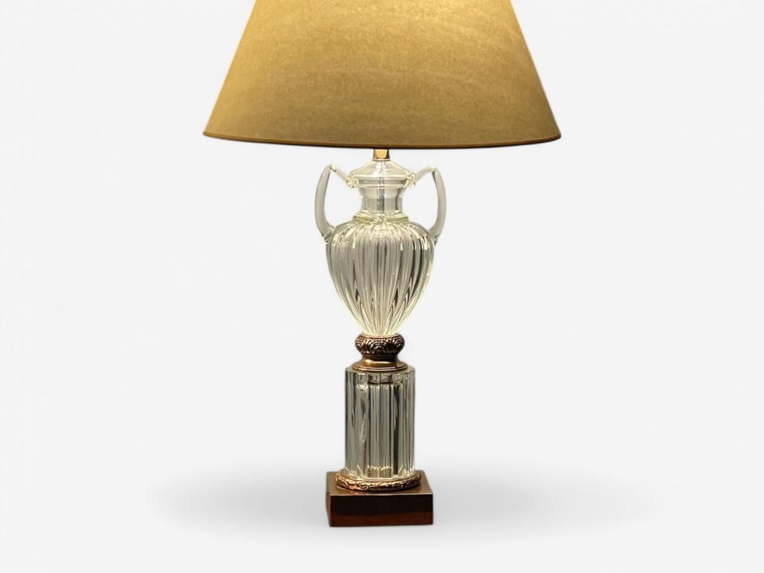 Marbro Lamp Co., Hollywood Regency, Glass, Brass, Urn Form Table Lamps, 2000s - 5