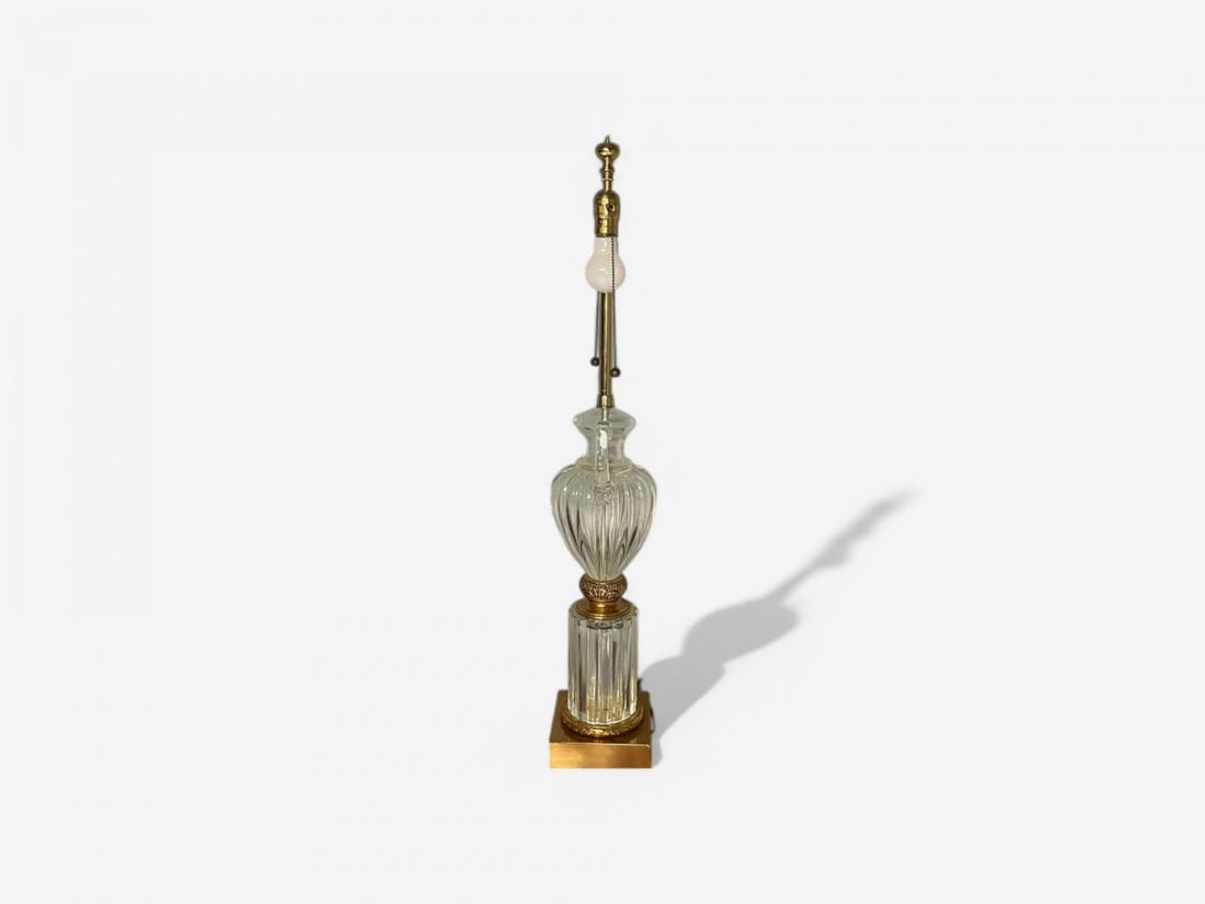 Marbro Lamp Co., Hollywood Regency, Glass, Brass, Urn Form Table Lamps, 2000s - 6
