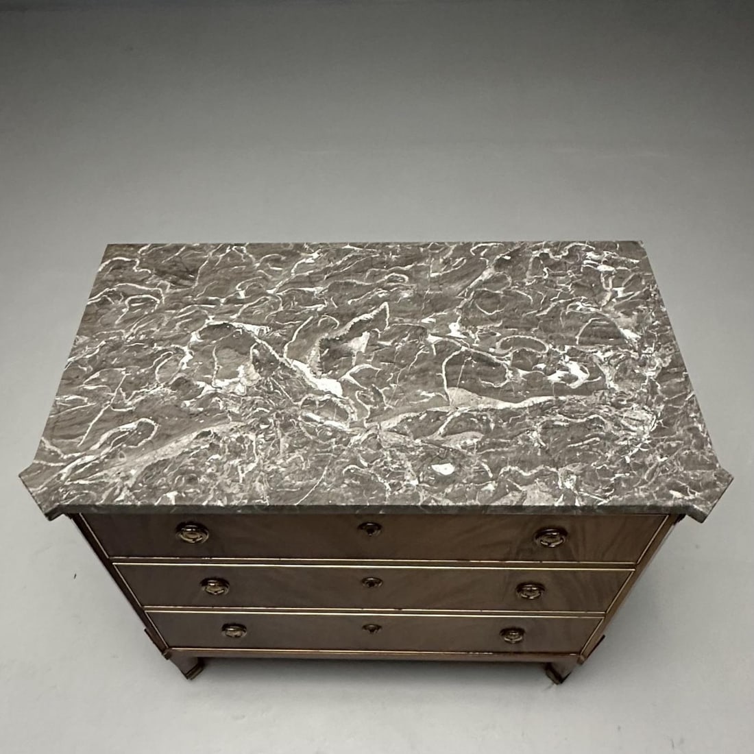 Gustavian, Louis XVI Style, Commode, Marble, Brass, Sweden, 1960s - 11