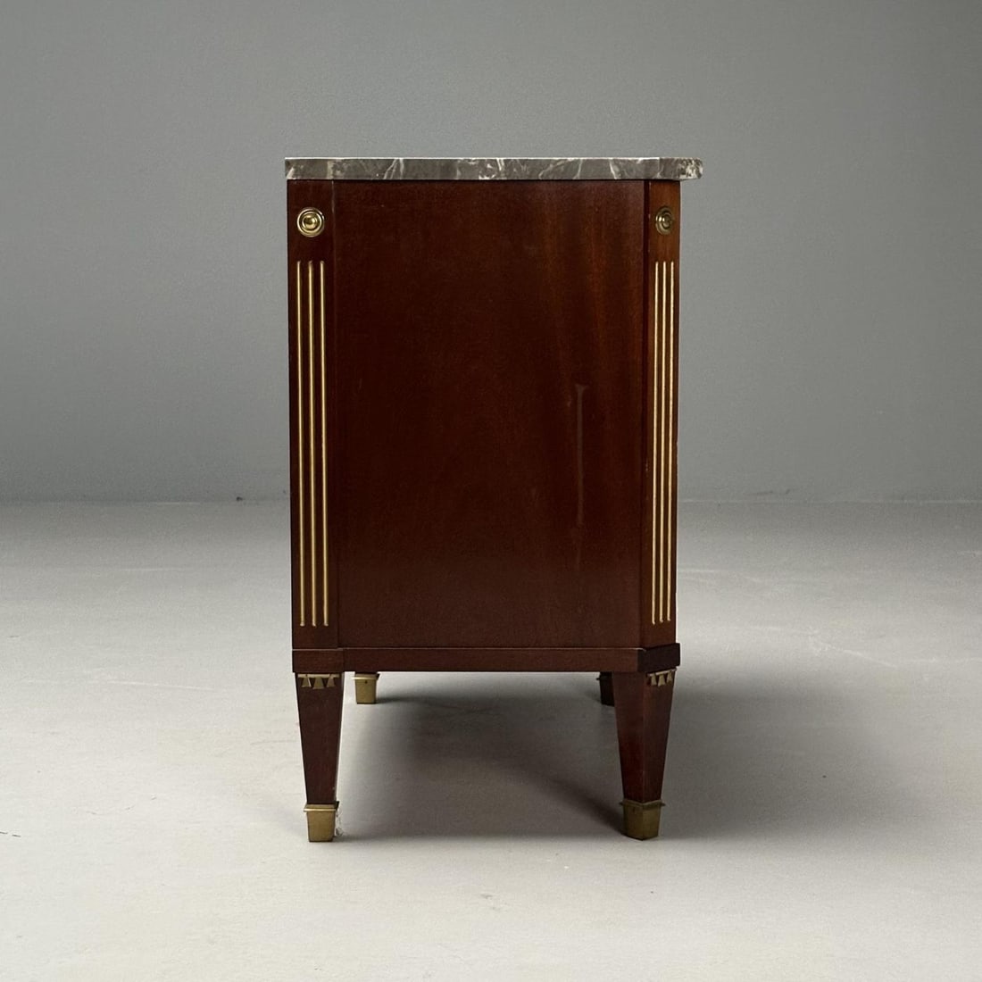 Gustavian, Louis XVI Style, Commode, Marble, Brass, Sweden, 1960s - 12