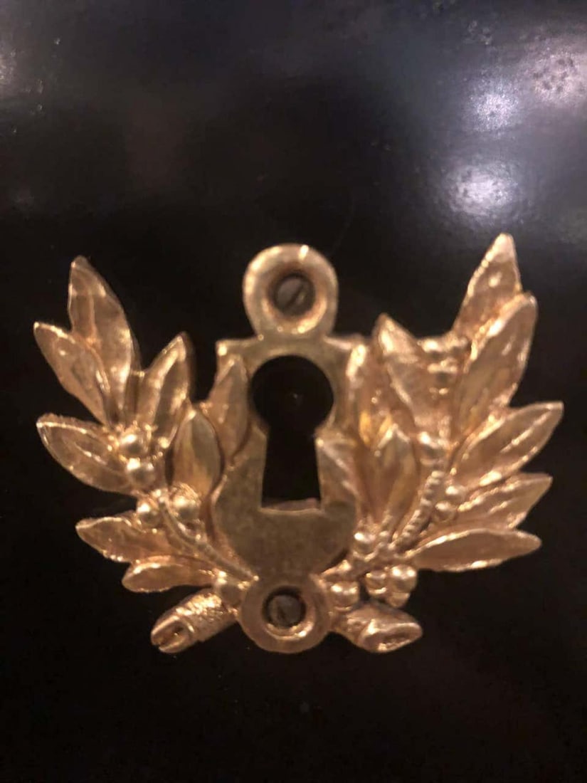 Jansen Styled Ebonized Bronze-Mounted Writing Office Desk Louis XVI Fashioned - 7