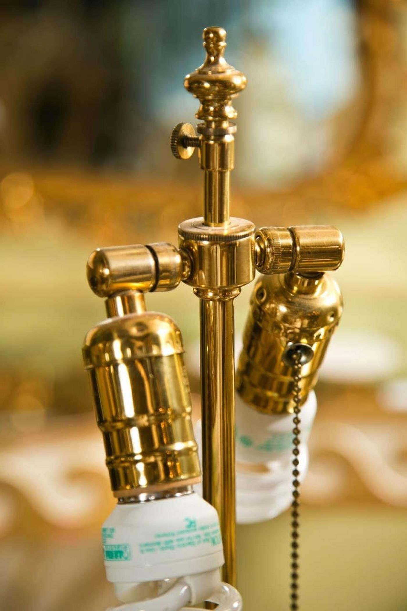 19 C. French Chinoiserie Porcelain Lamps - Pair - 10