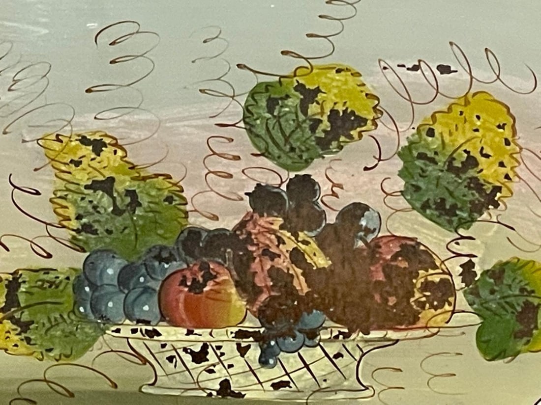 19th Century Federal Eglomise Decorated Wall or Table Mirror - 9