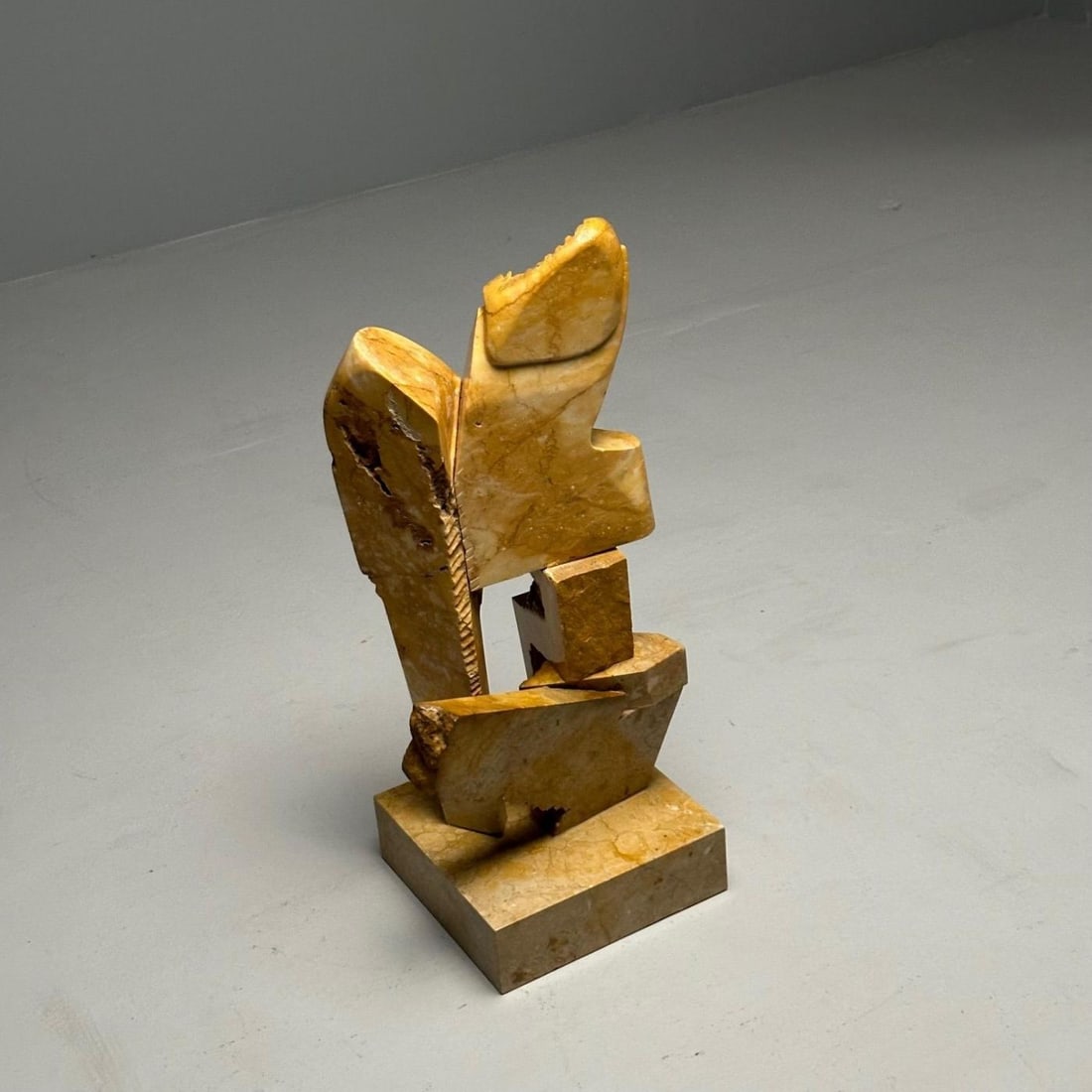 Mid-Century Modern Abstract Marble Sculpture / Statue, Signed and Dated, 1983 - 8