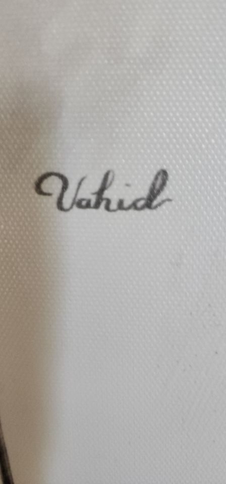 Vahid pair of modernist abstract giclee oil paintings imprinted on canvas in great shadow box frames - 4