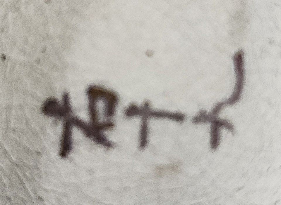 Pair of Rare Vintage Japanese Satsuma vase w/ Hanko (pottery mark) - 5