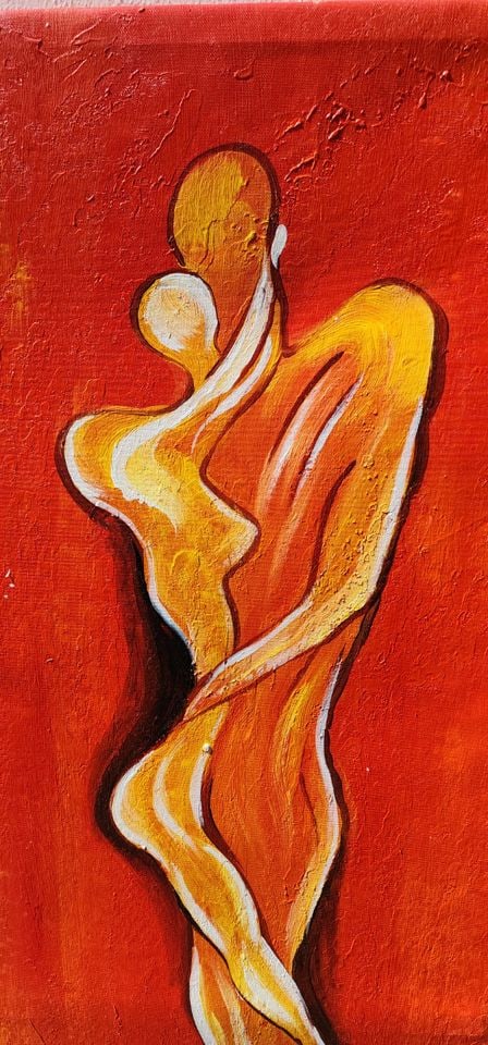 Alfred Gockel, 2 expressionist impasto-style oil on canvas reproductions of his original paintings. - 2