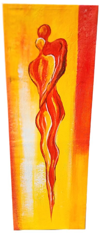 Alfred Gockel, 2 expressionist impasto-style oil on canvas reproductions of his original paintings. - 3