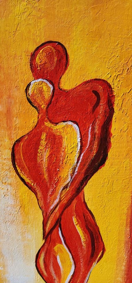 Alfred Gockel, 2 expressionist impasto-style oil on canvas reproductions of his original paintings. - 4