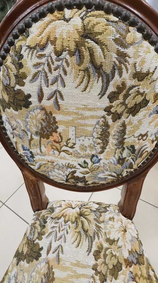 Antique Louis XVI side chair - 5