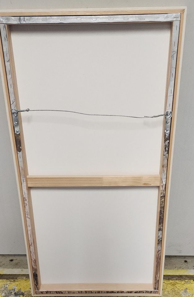 Allison Wickey's iconic "White Heron" Giclee digitally printed enhanced textured oil painting. - 3