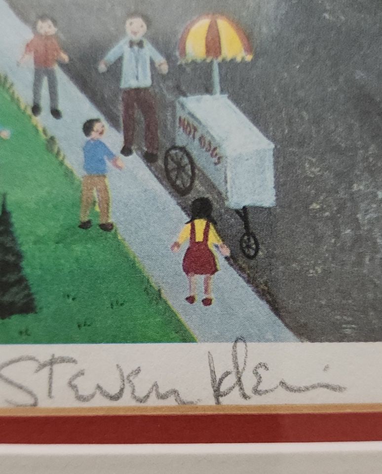 Steven Klein, a vintage Ltd Edition signed print 398/450 titled Main Street framed under glass. - 7