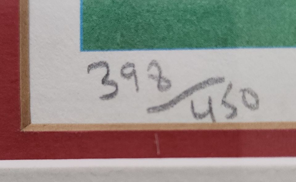 Steven Klein, a vintage Ltd Edition signed print 398/450 titled Main Street framed under glass. - 9