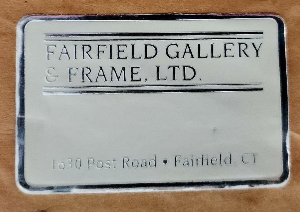 Wonderfully executed vintage mid-century signed original abstract impressionist lithograph w/ - 7