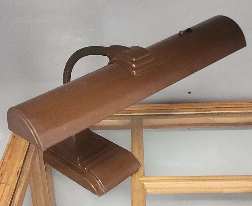 Iconic Deco-Style mid-century modern fluorescent metal "Bankers Desk Lamp" by Art Specialty Company - 3