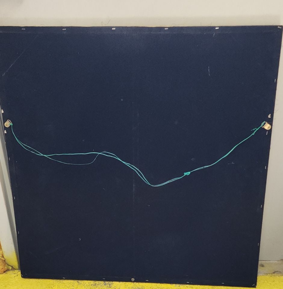 Novak fabulous vintage impressionist floral still life giclee oil painting image on canvas. 30x30" - 5