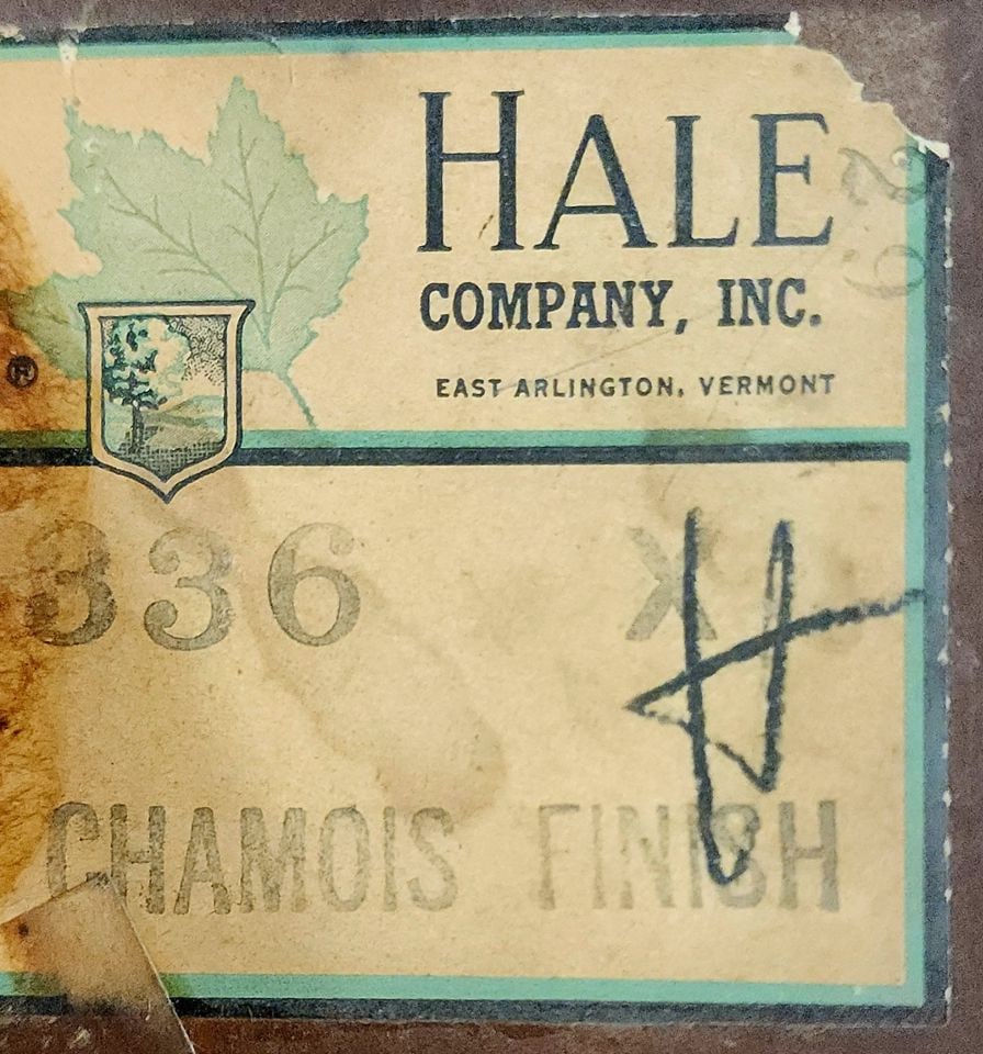 Hale Company Vintage Mid-Century Modern wood dining table w/ classic laminated top 47L x 32W x 30H - 5