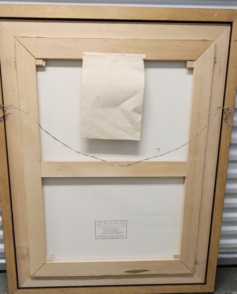 The Western Eye by John Douglas, Ltd Edition 45x51 cubist mixed media hand-enhanced giclee work w/ - 3