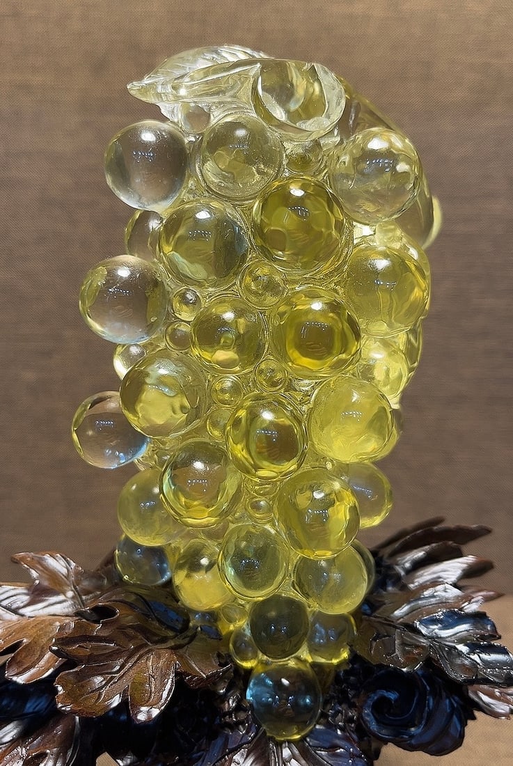 Natural Amethyst Grape Decoration - 7