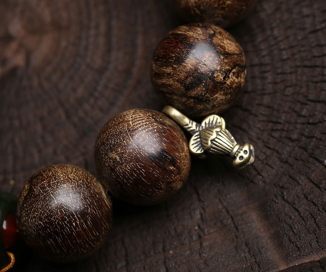 Bodhisattva Chess Agarwood Bead Bracelet - 5