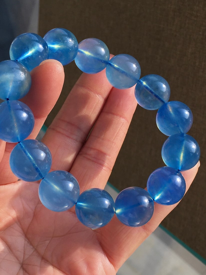 Sapphire Ball Bead Bracelet - 2