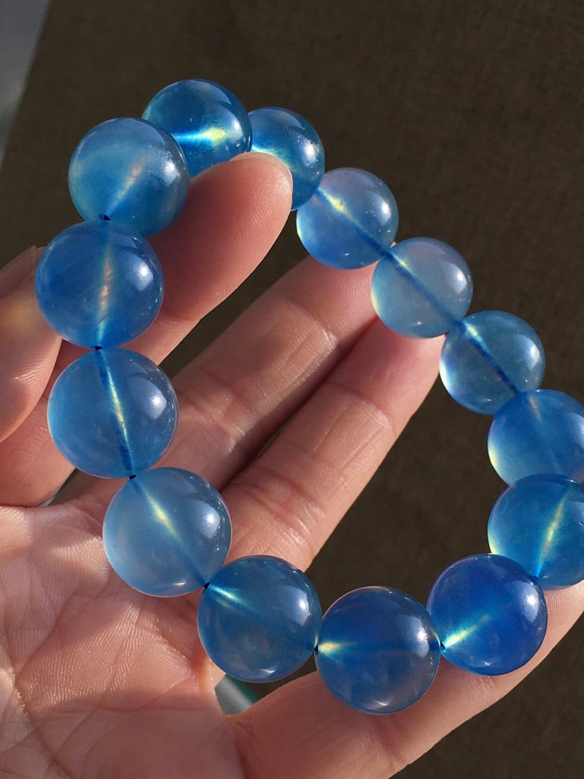 Sapphire Ball Bead Bracelet - 3