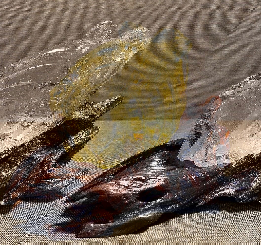 Natural Yellow Glaze Flower Crystal Zen Decorative Piece - 3