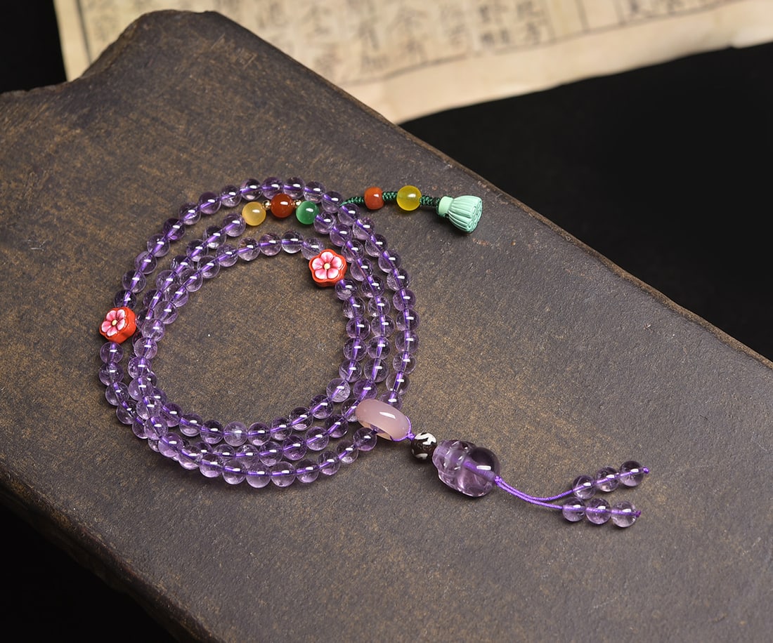 Amethyst Bracelet Necklace - 2